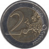 Монета. Германия. 2 евро 2014 год. Нижняя Саксония (F). рев.