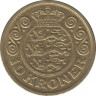 Монета. Дания. 10 крон 1999 год. рев.