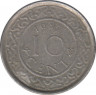 Монета. Суринам. 10 центов 1985 год. ав.