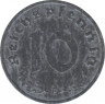 Монета. ФРГ. 10 пфеннигов 1948 год. Монетный двор - Штутгарт (F). рев.