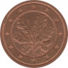 Монета. Германия. 2 цента 2009 год. (J). ав.