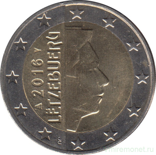 Монеты. Люксембург. Набор евро 8 монет 2016 год. 1, 2, 5, 10, 20, 50 центов, 1, 2 евро.