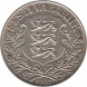 Монета. Эстония. 1 крона 1933 год. Лира. рев.