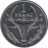 Монета. Мадагаскар. 1 франк 2002 год. рев.