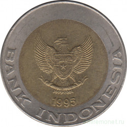 Монета. Индонезия. 1000 рупий 1995 год. 