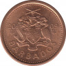 Монета. Барбадос. 1 цент 2009 год. ав.