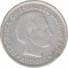 Монета. Уругвай. 1 песо 1942 год. ав.