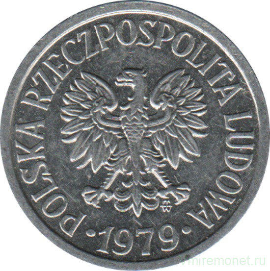 Монета. Польша. 10 грошей 1979 год.