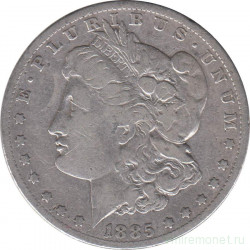 Монета. США. 1 доллар 1885 год. Монетный двор О.