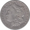 Монета. США. 1 доллар 1885 год. Монетный двор О. ав.