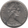 Монета. Австралия. 10 центов 1981 год. ав.