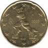 Монета. Италия. 20 центов 2009 год. ав.