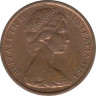 Монета. Австралия. 1 цент 1984 год. ав.