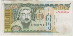 Банкнота. Монголия. 500 тугриков 2000 год.