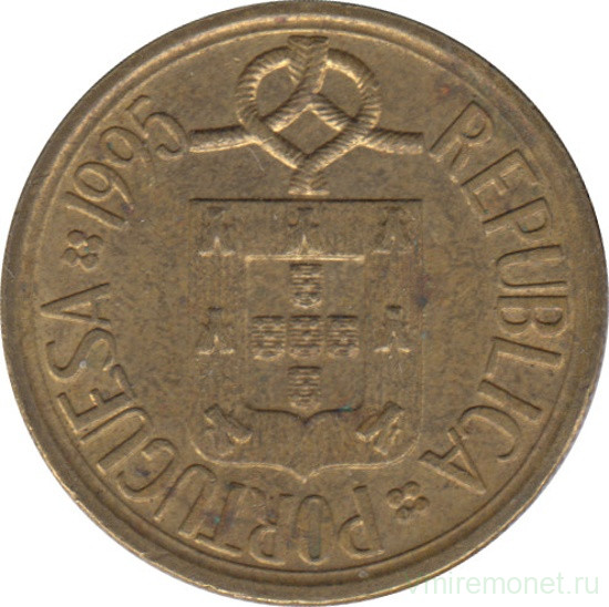 Монета. Португалия. 5 эскудо 1995 год.
