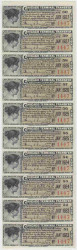 Ценная бумага. США. Железнодорожная компания "Chicago Terminal Transfer". Купоны облигации на получение дивидендов за 1923 - 1927 года.