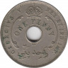 Монета. Британская Западная Африка. 1 пенни 1919 год. (KN). рев.