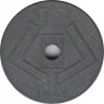 Монета. Бельгия. 10 сантимов 1945 год. BELGIE-BELGIQUE. ав.