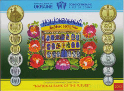 Монета. Украина. Набор разменных монет в буклете. 2012 год. 