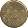 Монета. Италия. 20 центов 2002 год. рев.