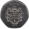 Монета. Гайана. 10 долларов 2013 год. ав.
