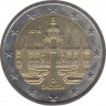 Монета. Германия. 2 евро 2016 год. Саксония (G). ав.