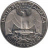 Монета. США. 25 центов 1977 год. Монетный двор S. рев.