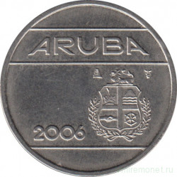 Монета. Аруба. 25 центов 2006 год.