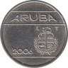Монета. Аруба. 25 центов 2006 год. ав.