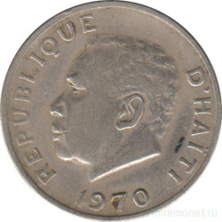 Монета. Гаити. 10 сантимов 1970 год.