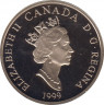 Набор. 2 монеты. Норвегия. 20 крон 1999 год. Канада. 5 долларов 1999 год. Винланд - открытие викингами Америки. рев.