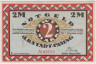 Бона. Нотгельд. Германия. Город Пасинг. 2 марки 1918 год. Вариант 1050.2.а.2. ав.