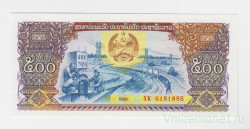 Банкнота. Лаос. 500 кипов 1988 год.