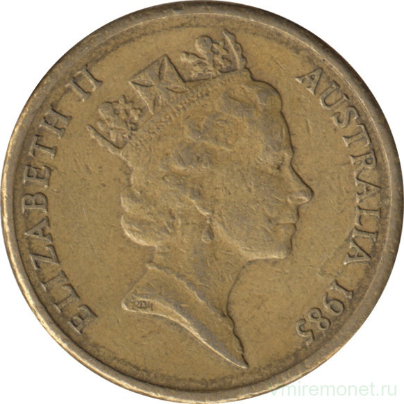 Монета. Австралия. 1 доллар 1985 год.
