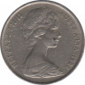 Монета. Австралия. 5 центов 1984 год. ав.