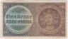 Банкнота. Протекторат Богемия и Моравия. 1 крона 1940 год. Тип 3.