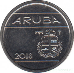 Монета. Аруба. 5 центов 2018 год.