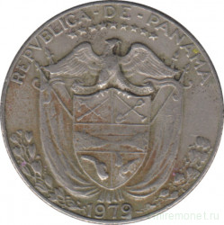 Монета. Панама. 1/4 бальбоа 1979 год.