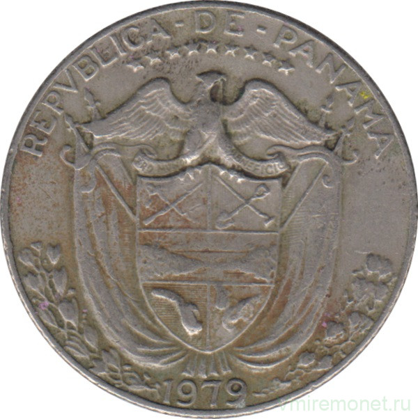 Монета. Панама. 1/4 бальбоа 1979 год.