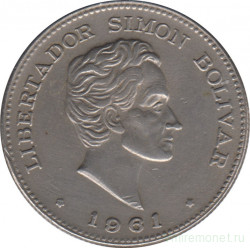 Монета. Колумбия. 50 сентаво 1961 год.
