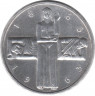 Монета. Швейцария. 5 франков 1963 год. 100 лет Красному Кресту. Монета. Швейцария. 5 франков 1963 год. 100 лет Красному Кресту.