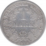 Монета. Германия. Германская империя. 1 марка 1874 год. Монетный двор - Берлин (А). ав.