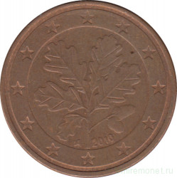 Монета. Германия. 5 центов 2010 год (A).