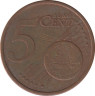 Монета. Германия. 5 центов 2010 год (A). рев.