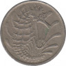 Монета. Сингапур. 10 центов 1975 год. рев.