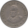 Монета. Никарагуа. 25 сентаво 1946 год. ав.