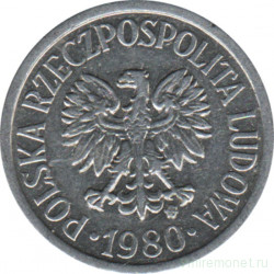 Монета. Польша. 10 грошей 1980 год.