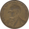 Монета. Бразилия. 50 сентаво 1944 год. рев.