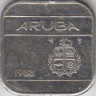 Монета. Аруба. 50 центов 1988 год. ав.