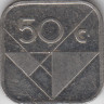 Монета. Аруба. 50 центов 1988 год. рев.